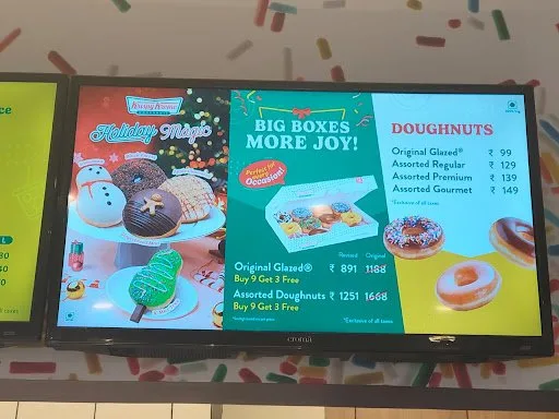 Krispy Kreme - Doughnuts & Coffee Bar Menu